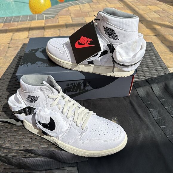 Nike Air Jordan 1 Retro Utility High Men\'s Shoes White DO8727-100 Size 11.5 main image 8